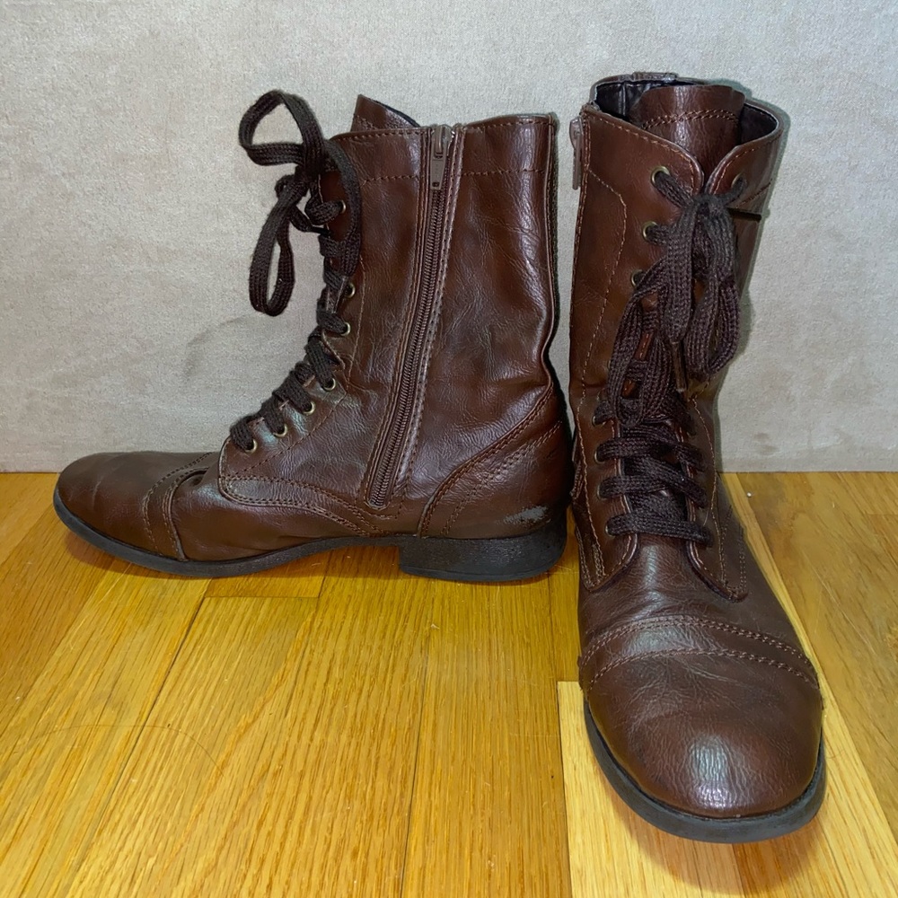 Brown Combat Boots! - image 2